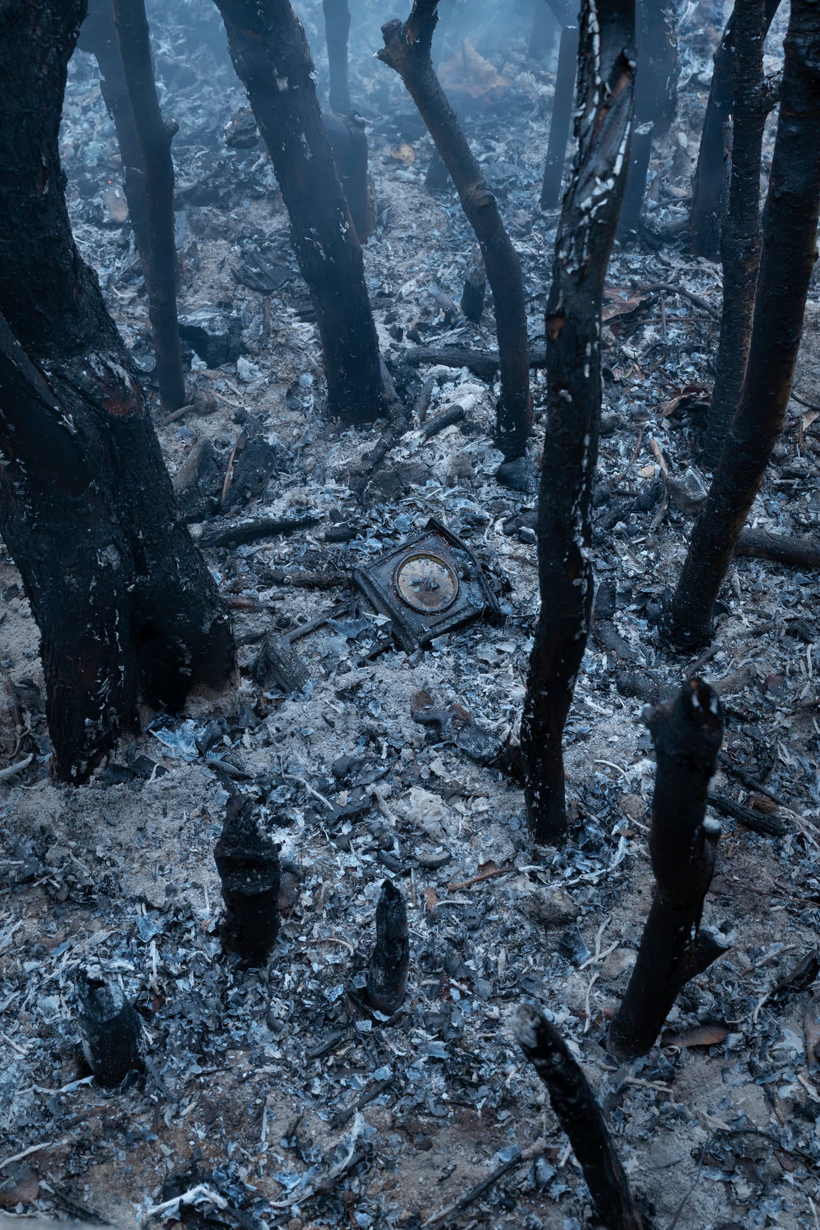 Clock 2019, 75 × 50 cm