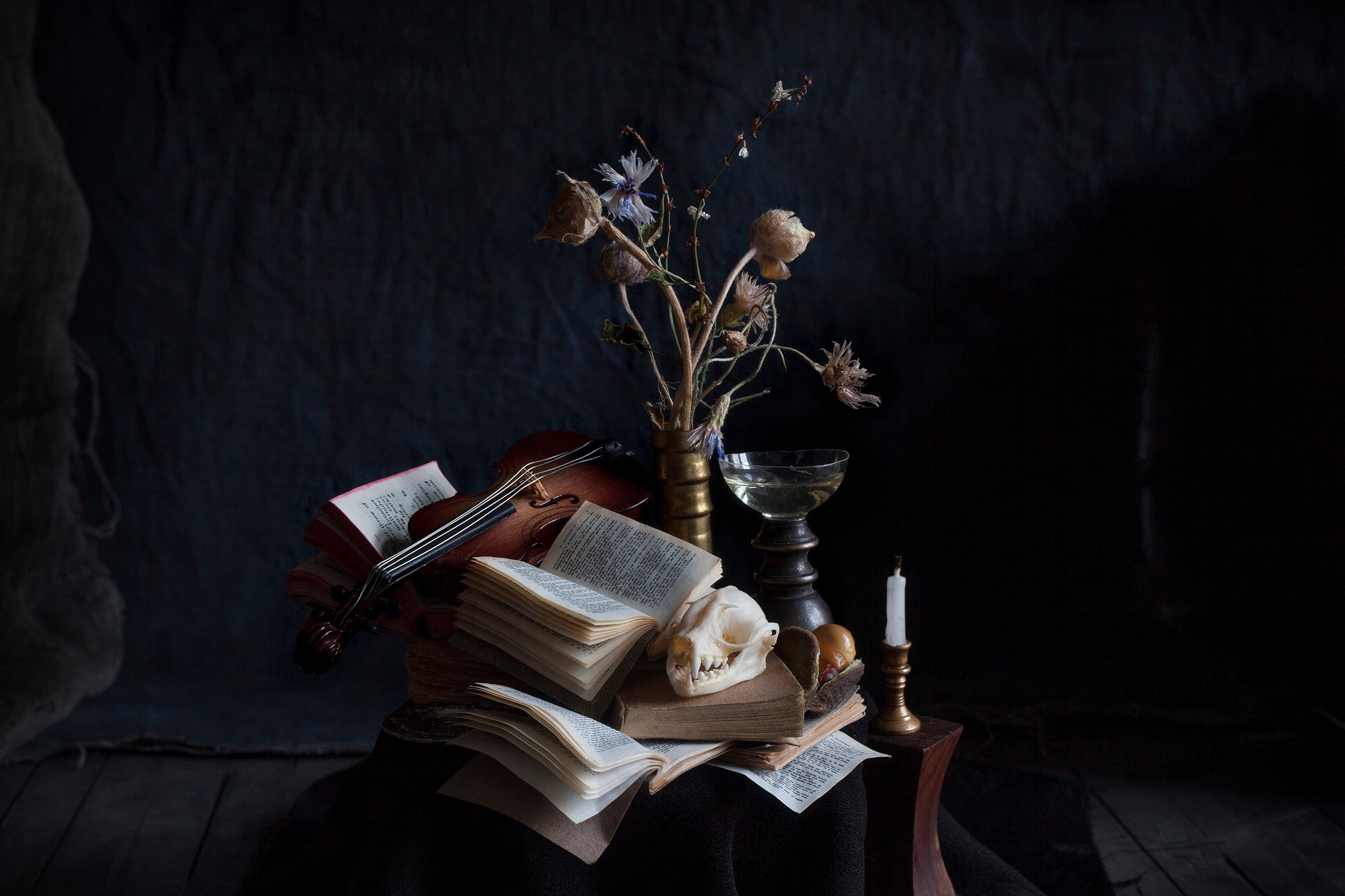 Vanitas IX 2017, 100 × 66 cm / 45 × 30 cm